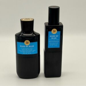 Bath & Body Works Hues Of Blue Mens Body Care Gift Set NWT